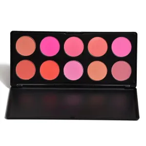 10 Color Blush Palette