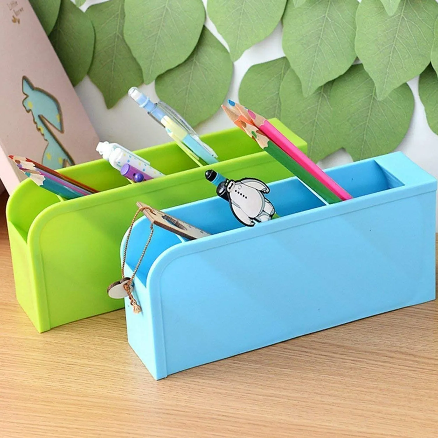 4 Compartment Pen Holder for Desk Organization (1 Pc)