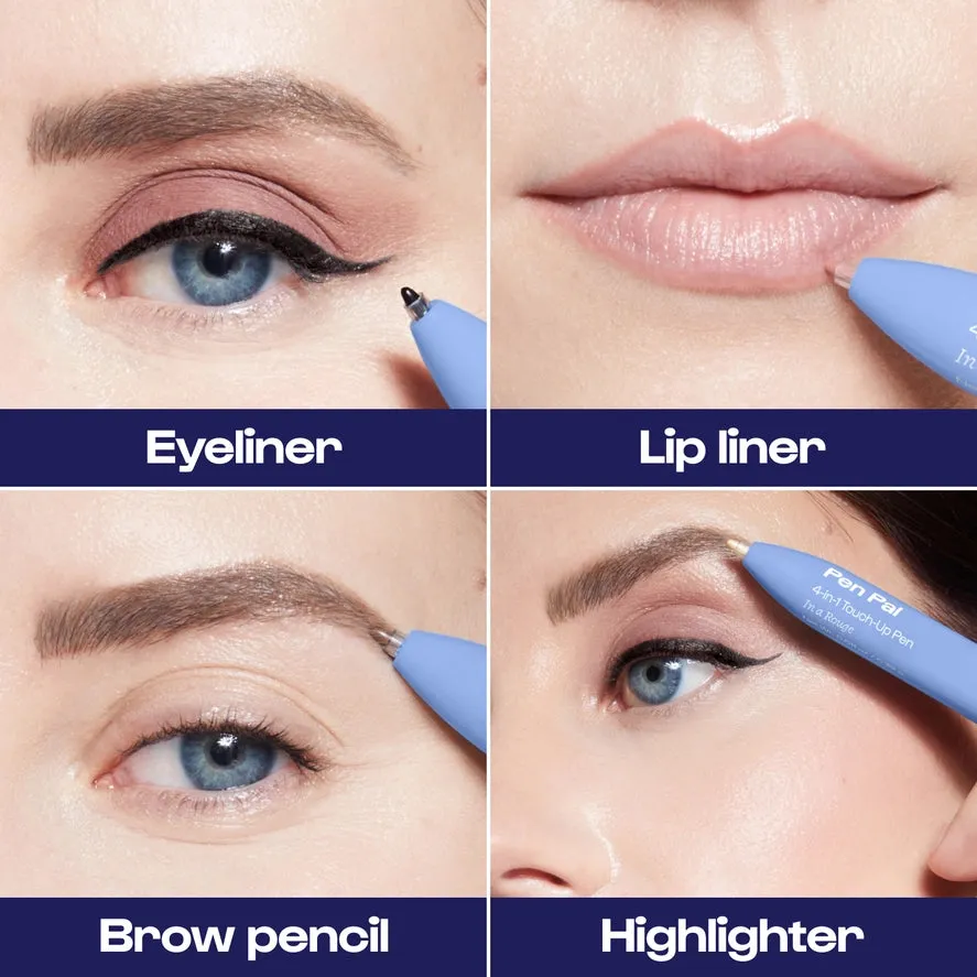 Alleyoop Pen Pal 4-in-1 Eye, Brow, Lip & Highlight Pen - In A Rouge