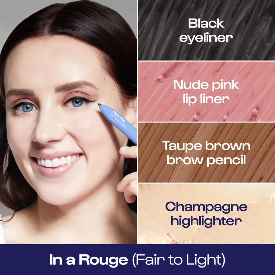 Alleyoop Pen Pal 4-in-1 Eye, Brow, Lip & Highlight Pen - In A Rouge