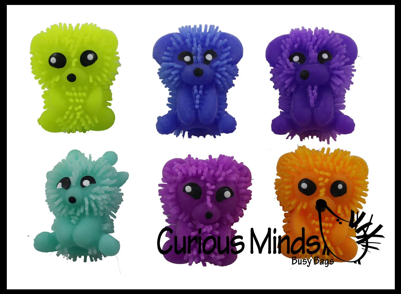 Animal Soft Puffer Pencil Grip - Sensory School Supply or Prize Grips