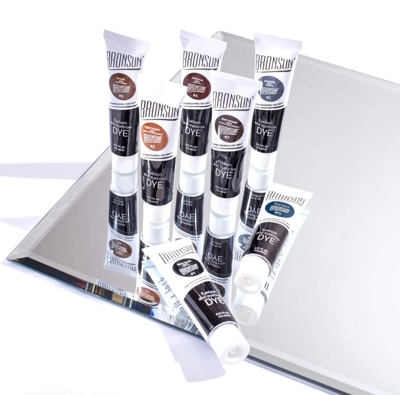 Bronsun Eyelash and Eyebrow Dye Kit - Bundle B