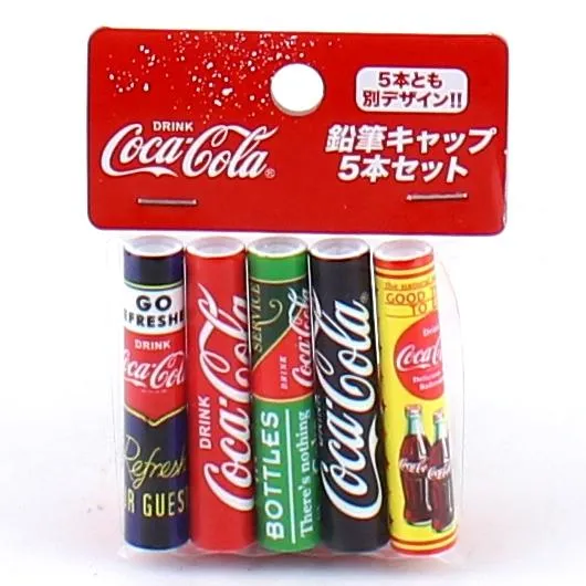 Coke Soda Mix Pencil Caps (5pcs)
