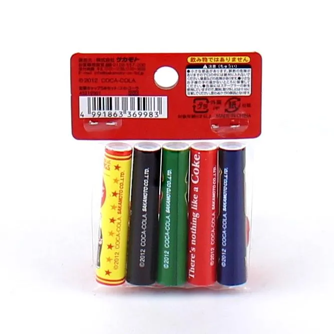 Coke Soda Mix Pencil Caps (5pcs)