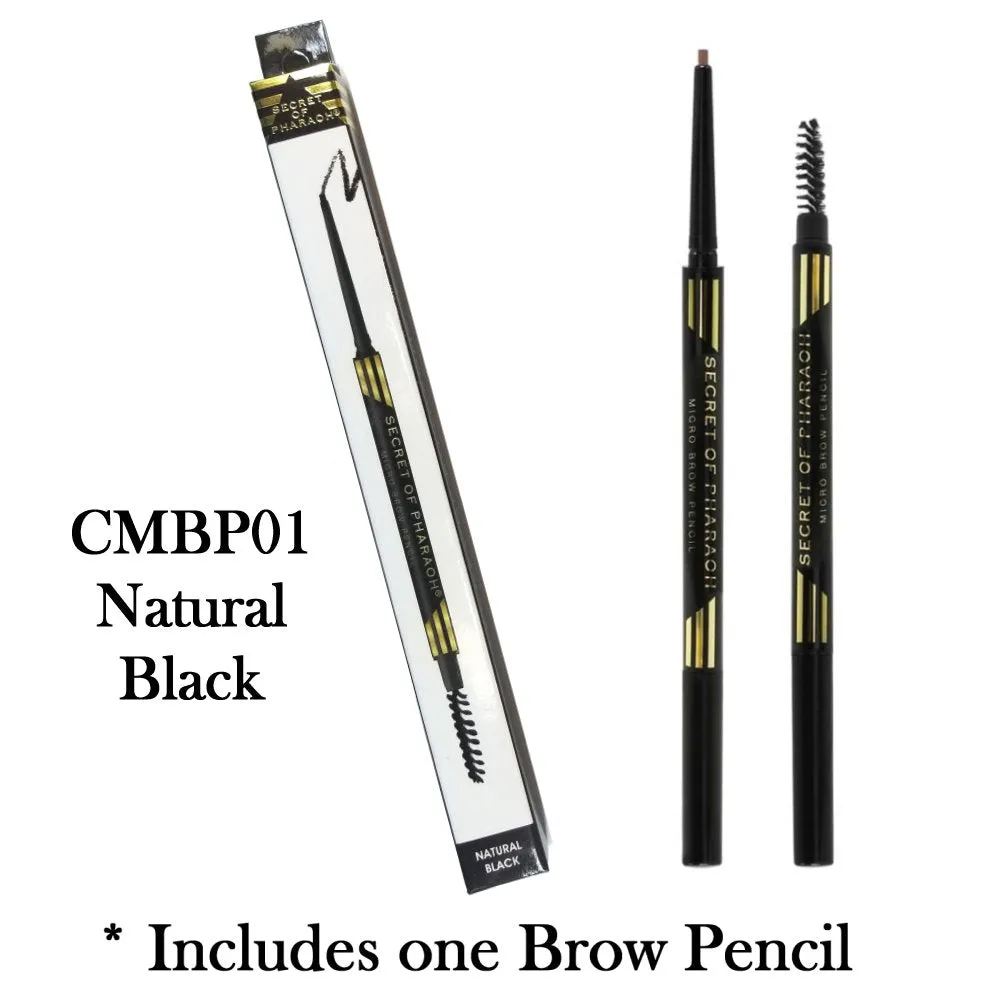 Ebin "Secret of Pharaoh" Micro Brow Pencils (Natural Black, Natural Expresso, or Natural Brown)