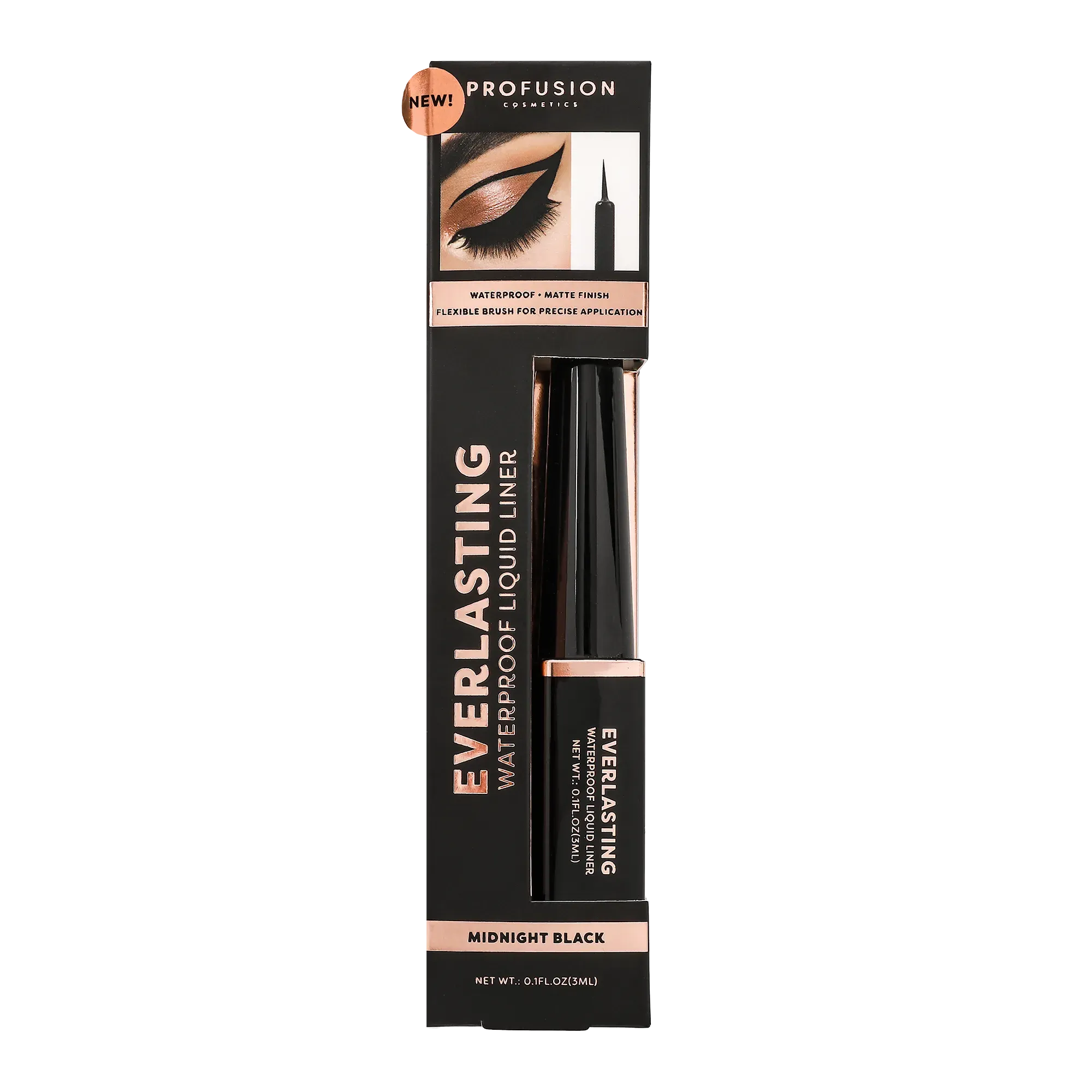 Everlasting Eyeliner | Waterproof Liquid Liner - Midnight Black