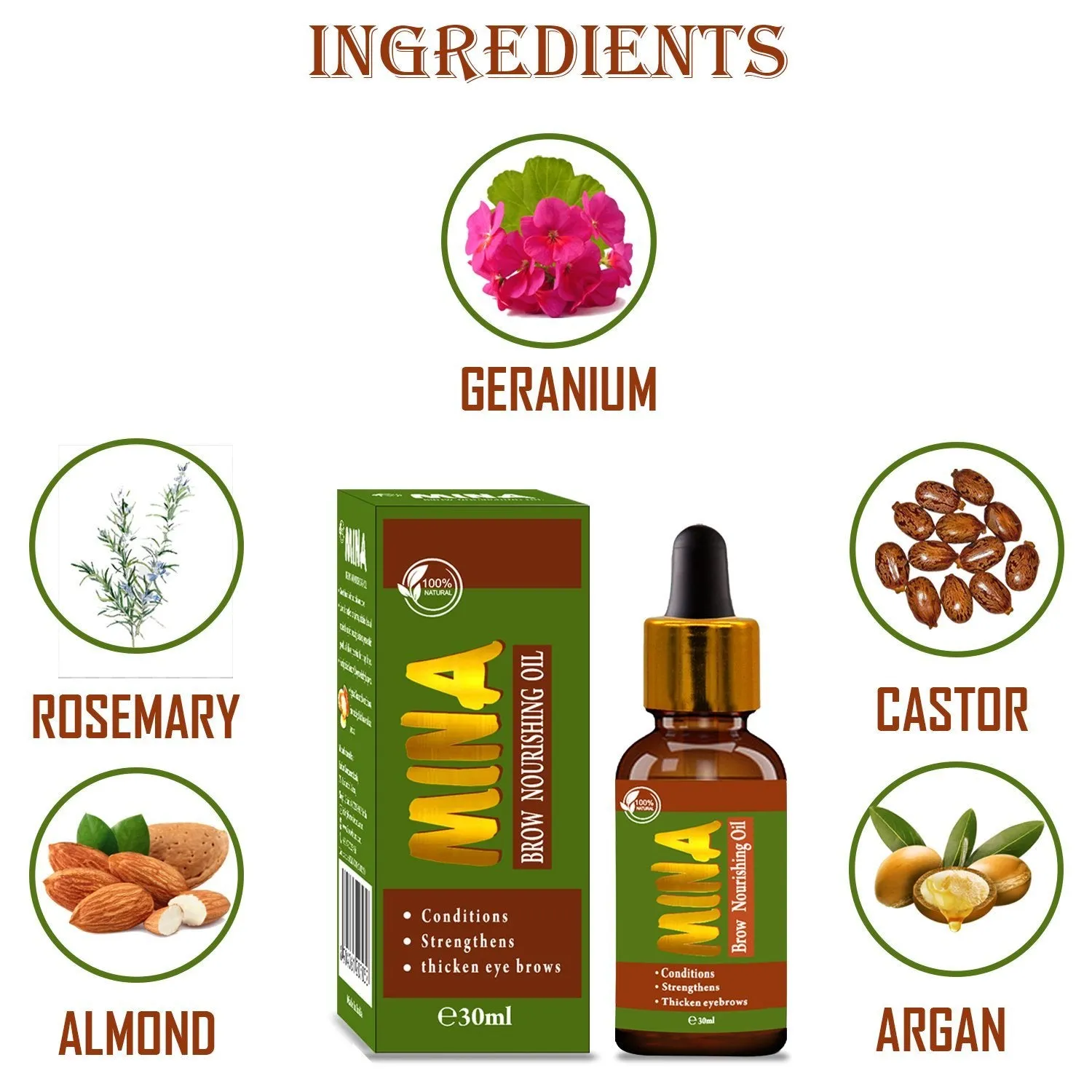 Eyebrow Nourishing Oil - 30 ml