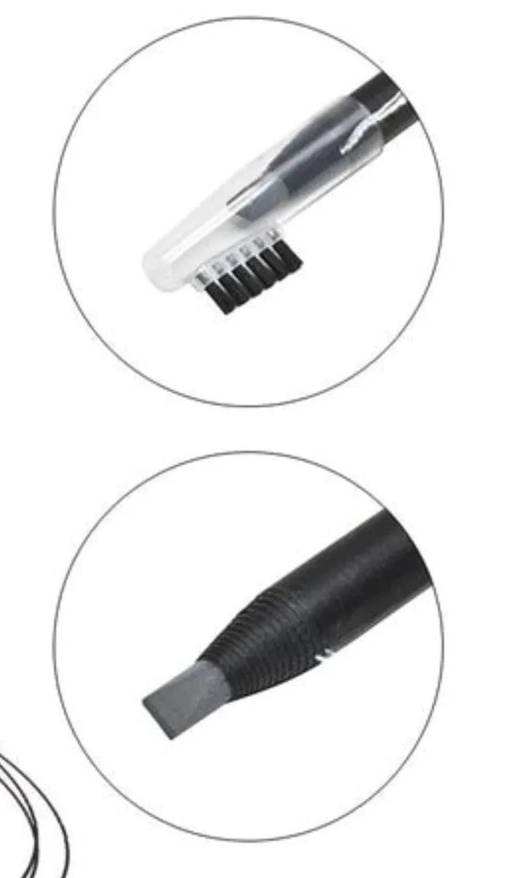 Eyebrow Pencil Waterproof Long Lasting Professional Fine Sketch Eye Brow Pencil mapping, project