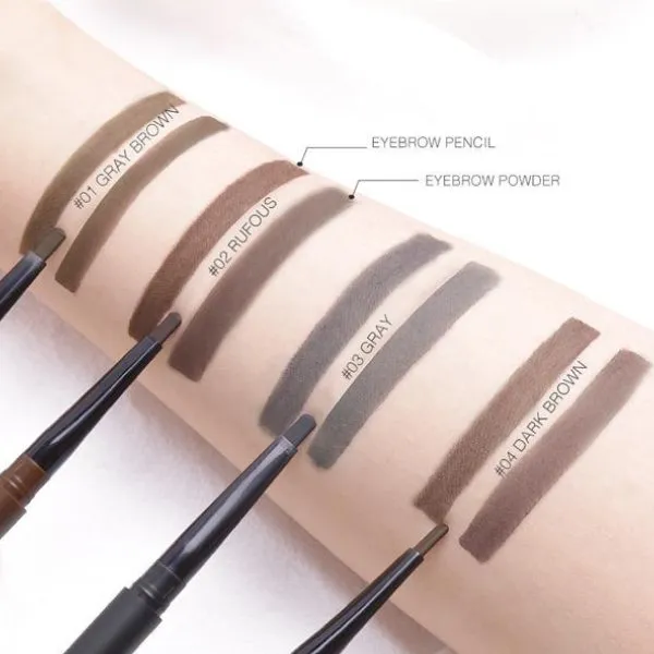 FA 64 - Focallure Waterproof 3 in 1 Auto Eyebrow Pencil