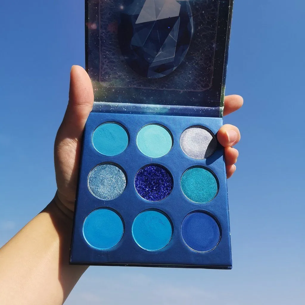 Gemstone Collection -9 Colors Shadow Palette(SPACE)-BLUE series