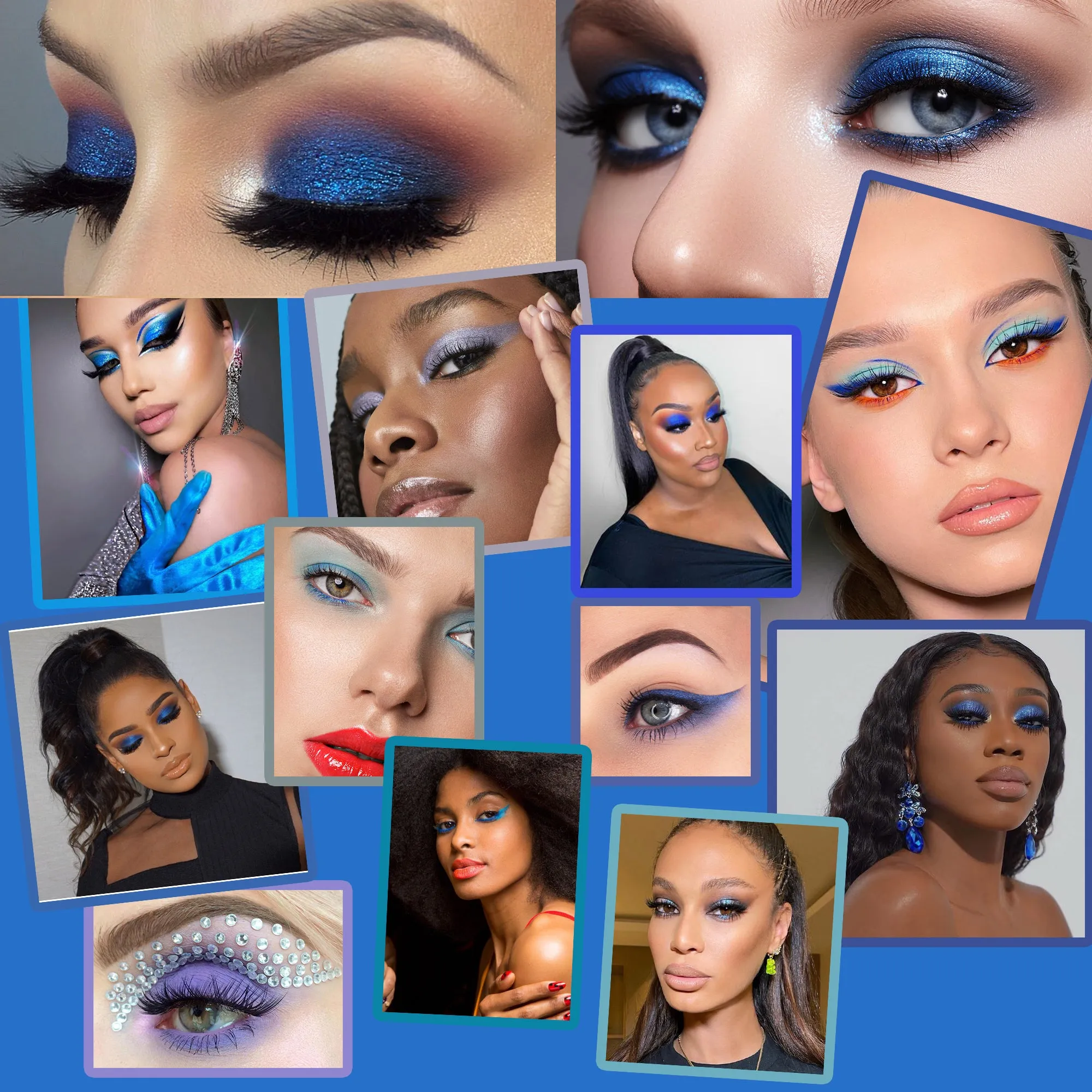 Gemstone Collection -9 Colors Shadow Palette(SPACE)-BLUE series