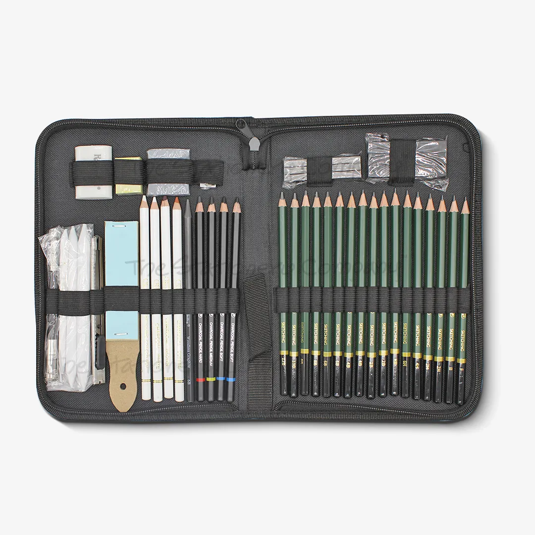 Keep Smiling Sketch Drawing Set Of 42 Pcs