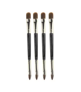 Laura Mercier Dual End Eye Colour / Crème Eye Detail Brush Length 5" (Pack Of 4)