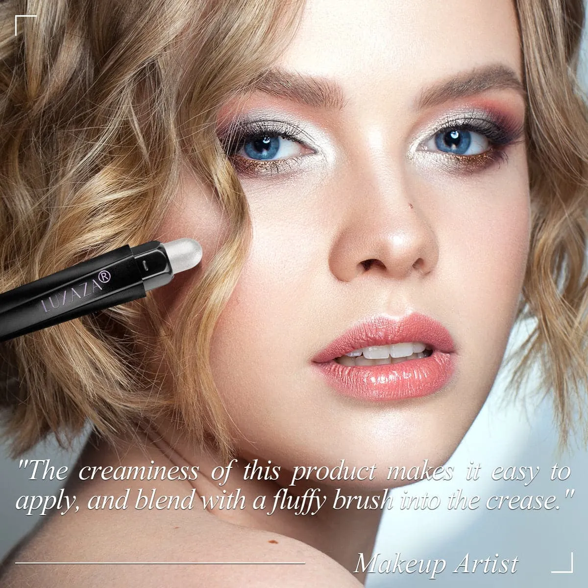 Magic Color Eyeshadow Stick-#56-White Shimmer