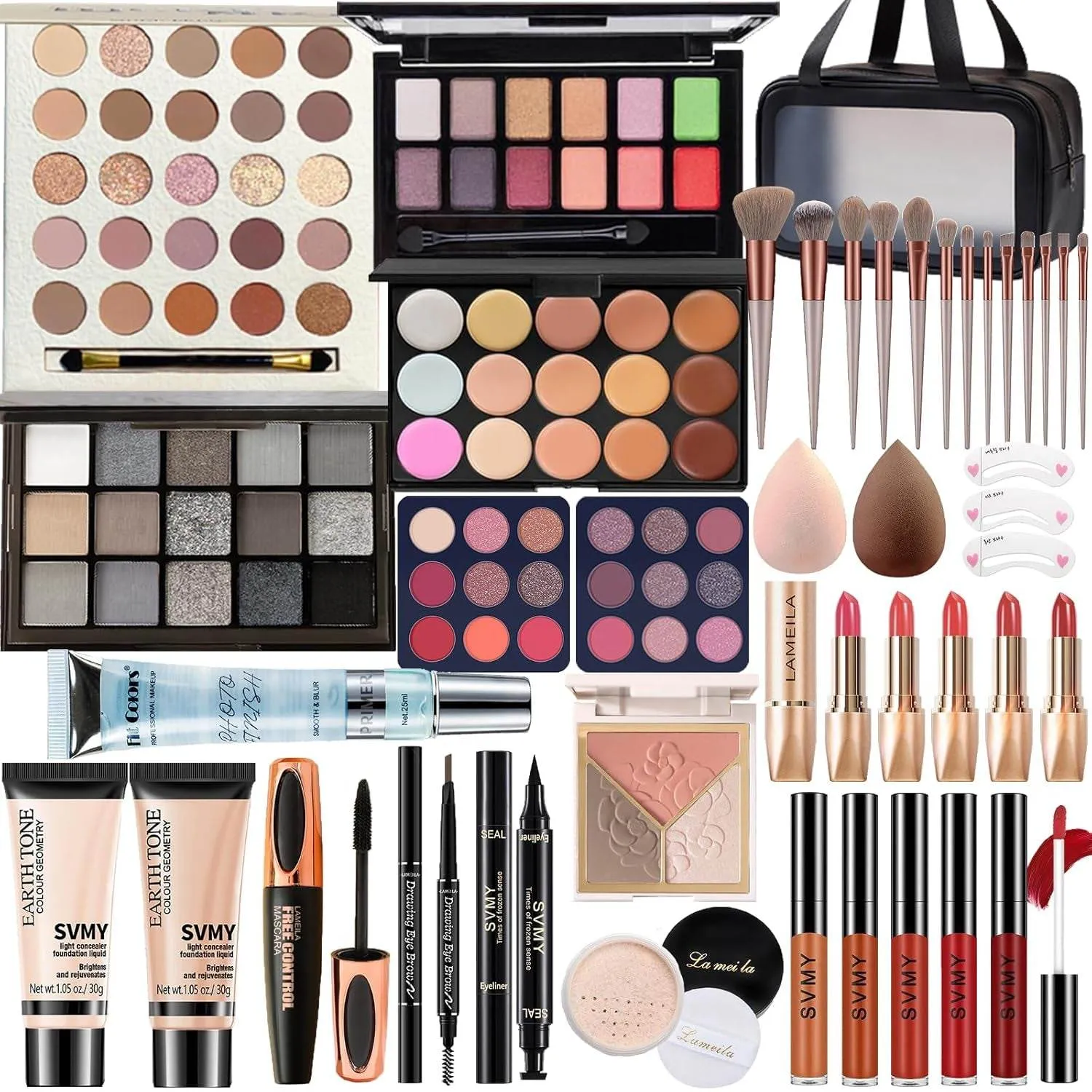 Makeup Set for Women, Travel Makeup Set for Teens & Adults, Makeup Kit for Beginners & Professionals, Makeup Gift Set for Girls, Eyeshadow Palette, Lip Gloss, Make up Set, Eye Makeup, Face Makeup