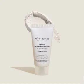 [Mary&May] Lemon Niacinamide Glow Wash off Pack 30ml