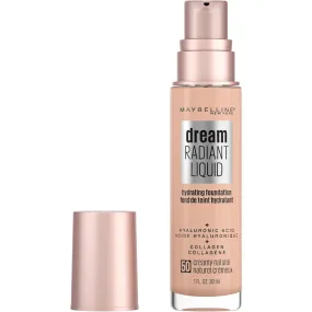 Maybelline New York Radiant Liquid Medium Coverage Hydrating Foundation, Creamy Natural, 30 Milliliters