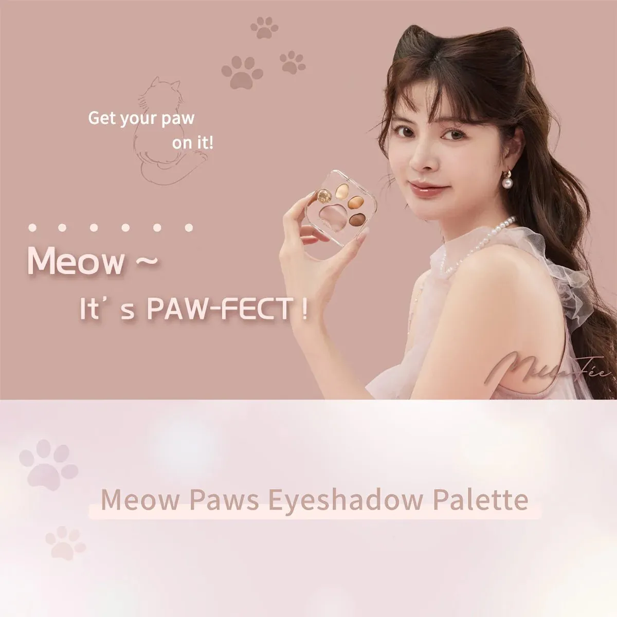 MILLEFEE Meow Paws Eyeshadow Palette - 03 Tsundere
