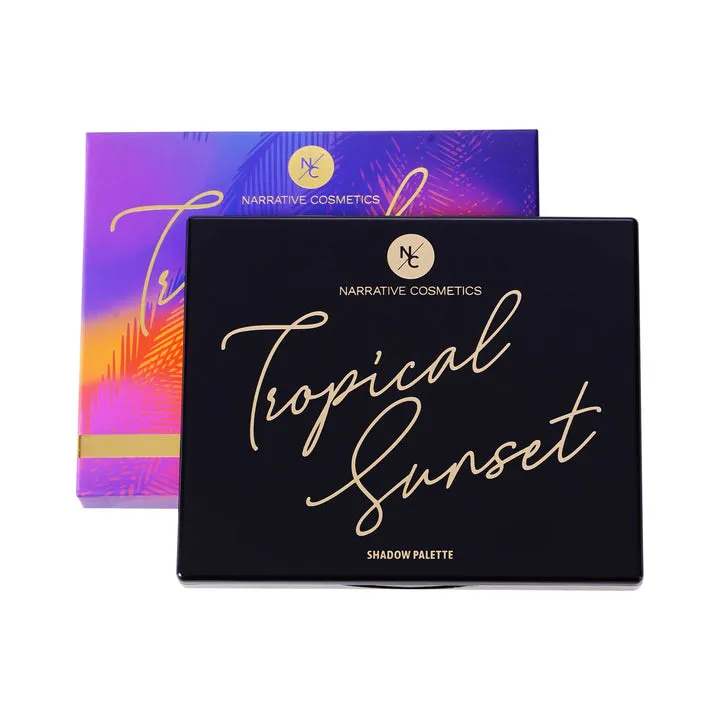 Narrative Cosmetics Talc Free 12 Color Tropical Sunset Eyeshadow Palette