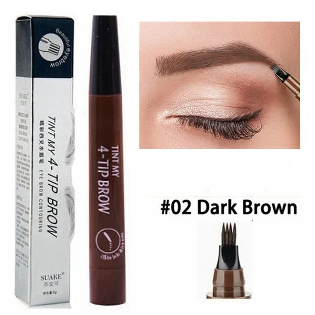 Popular 4 Points Waterproof Eyebrow Pencil