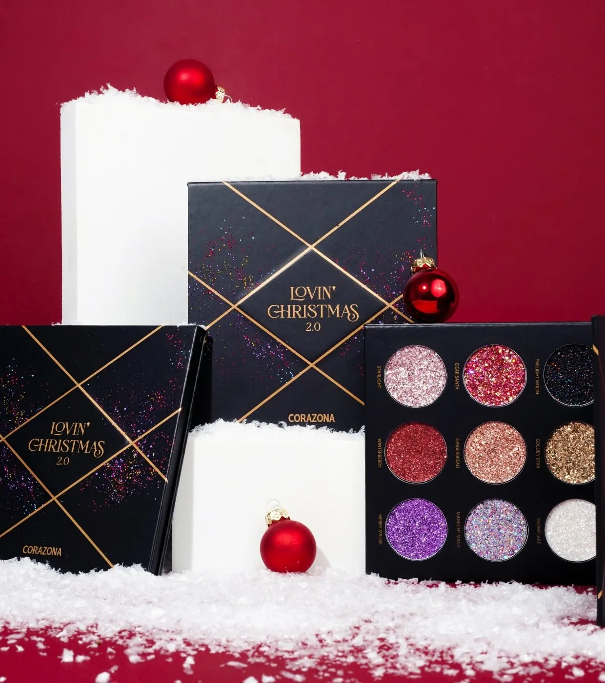 Pressed glitter palette Lovin' Christmas 2.0