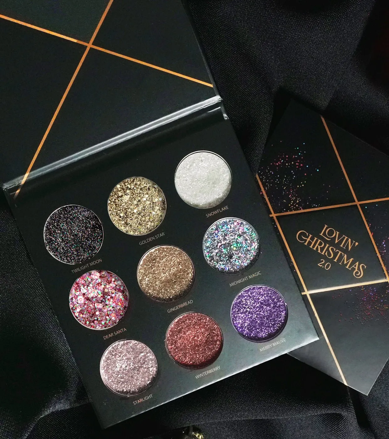 Pressed glitter palette Lovin' Christmas 2.0