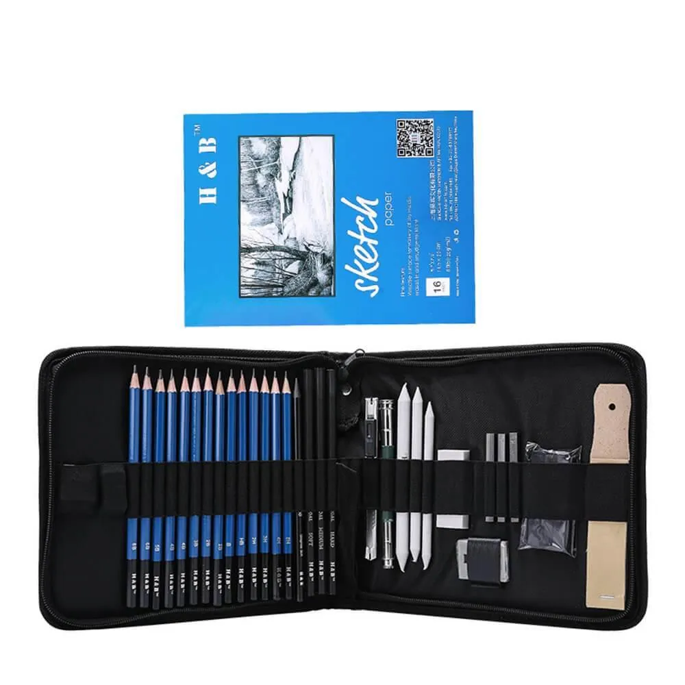 Professional H&B Sketching Pencil Set for Drawing Painting