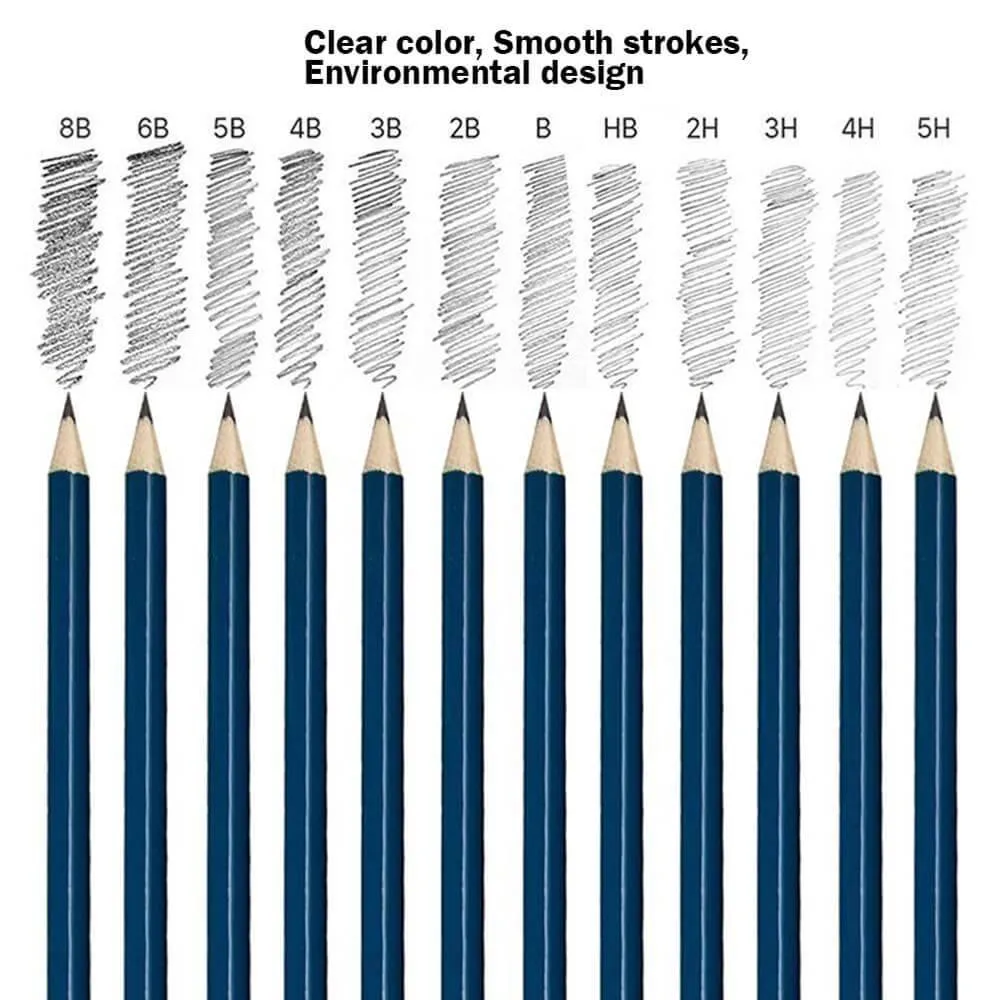 Professional H&B Sketching Pencil Set for Drawing Painting