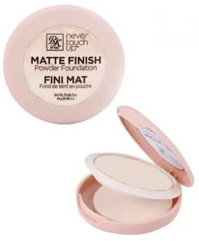 RK By Kiss Never Touch Up Matte Finish Powder Foundation RMPFN01 Procelain