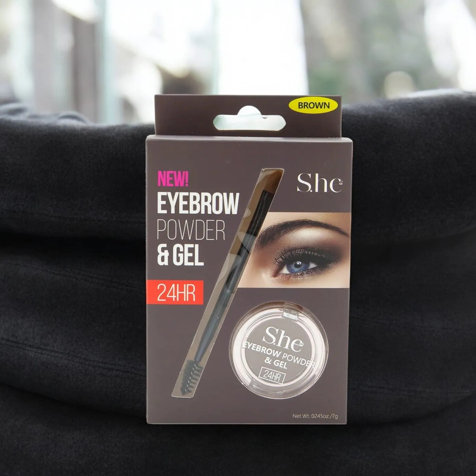 She Eyebrow Powder & Gel Brown