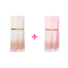 Sheglam - Color Bloom Liquid Blush Matte Finish - Risky Business   Sheglam - Glow Bloom Liquid Highlighter - Bellini Brunch